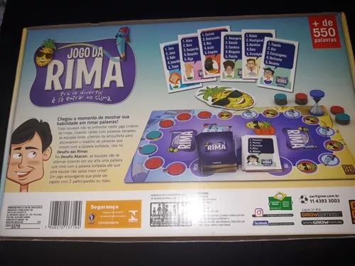 Jogo da Rima Grow - Loja Grow