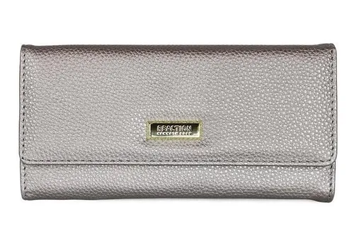 Billetera Mujer Fidelia Gris Kenneth Cole 