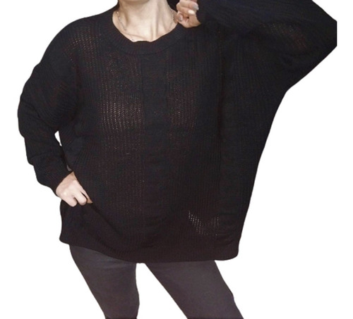 Sweater Dama Oversize Super Amplio Talle Grande Lana Fabrica