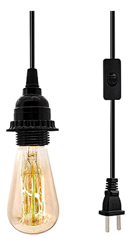 Plug In Hanging Light Kit, Industrial Pendant Lighting ...