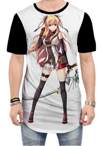 Camiseta Long Line The Legend Of Heroes Videogame