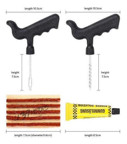 Kit Parche De Neumaticos Llantas / Tarugos