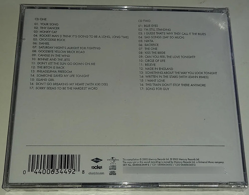 CD de Elton John - Grandes éxitos 1970-2002 - Doble