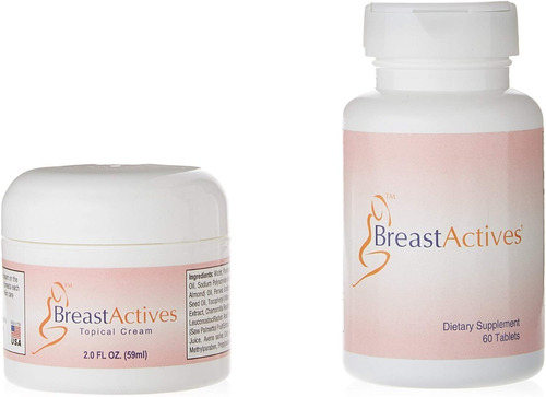 Breast Actives ´pastillas Y Crema Agrandar Bustos Femenino