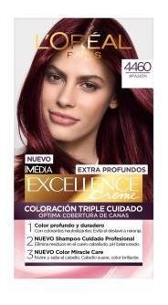 Tinte Para Cabello Imédia Excellence L'oréal 4460 Castaño Ro