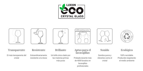 Vasos De Cristal Rcr - Aria 380ml Set X6 / Hechos En Italia