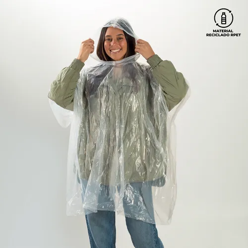 Capa Poncho En Bolsa Rpte Lluvia Invierno Transparente