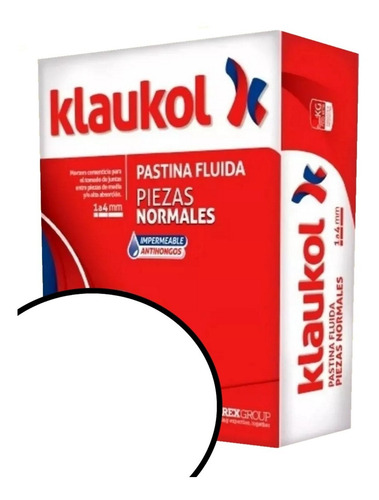 Imagen 1 de 4 de Pastina Klaukol Fluida 1 Kg Talco Antihongo