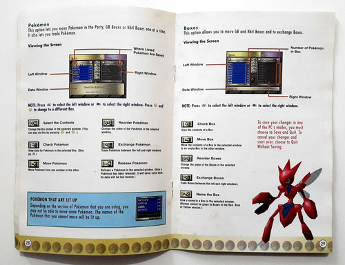 Manual Pokémon Stadium 2 Nintendo 64. (Usado)