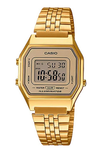 Reloj Casio Digital Dama Resistente Al Agua 3284 La680wga9df