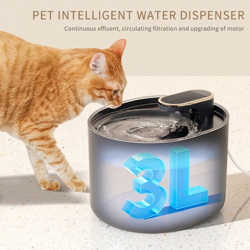 Fuente De Agua Para Mascotas Bebedero Automático Para Gatos