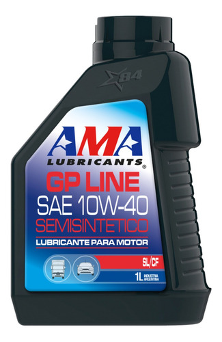 Aceite Lubricante Motor Ama Gp Semi Sintetico 10w40 1l