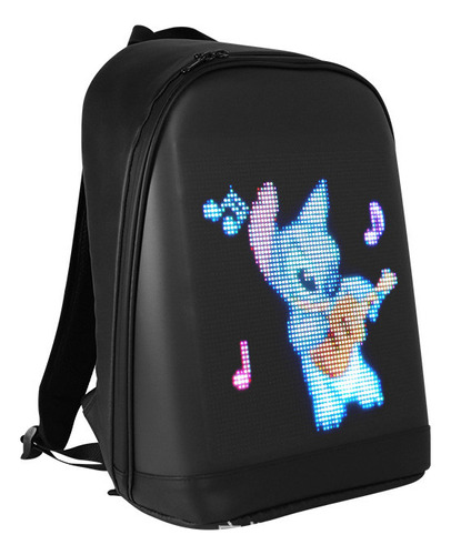 Mochila Con Pantalla Led Mochila Impermeable Inteligente Par