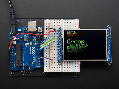 Adafruit Display Lcd 2.8 Touchscreen Ili9341 Arduino Pic Avr