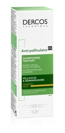 Imagen 2 de 7 de Shampoo Dercos Anti Caspa Cabello Seco