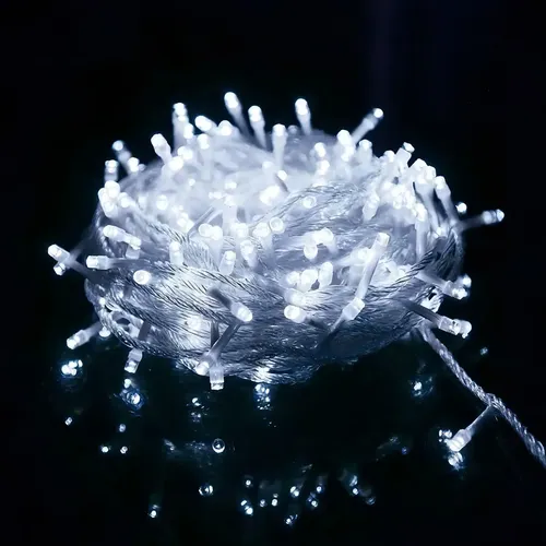SERIE DE LUCES LED PARA ÁRBOL DE NAVIDAD MICRO 60 LUCES BLANCO-Todo