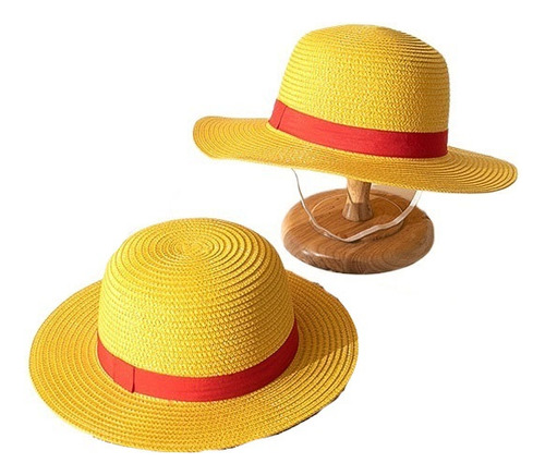 Sombrero De Paja, Sombrero De Paja 35cm Diámetro