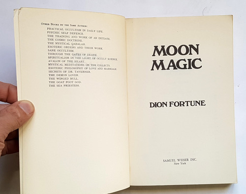 Moon Magic Dion Fortune (ingles) (Usado)
