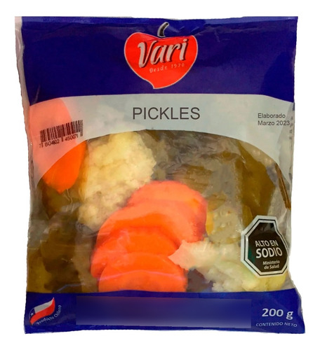 Pickles Especial 200g Con Pepinillo Chico Vari - Lireke