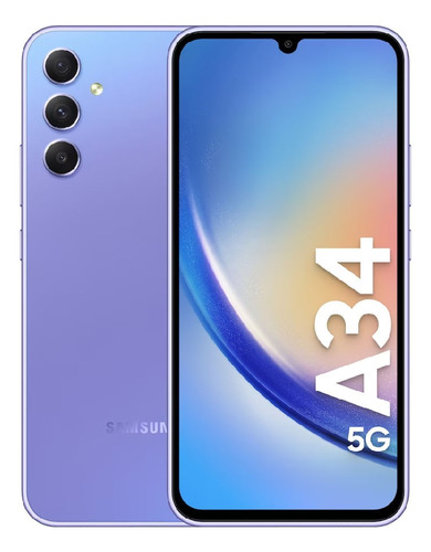 Celular Samsung Galaxy A34, Color Morado (Reacondicionado)