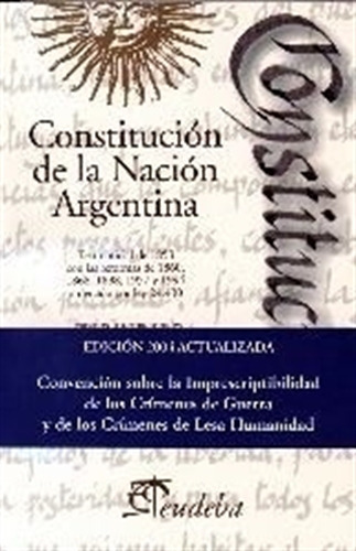 Constitucion De La Nacion Argentina - Hebe Mabel Leonardi  