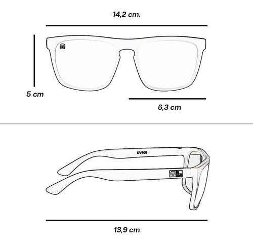 Lentes De Sol So Long Baker Gummed Polarizado Uv400