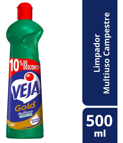 Limpador Multiuso Campestre Veja Gold 500ml 10%de Desconto