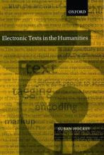 Libro Electronic Texts In The Humanities : Principles And...