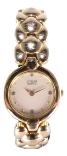 Reloj Citizen Quartz Chrono An816958l Hombre Color de la malla Dorado Color  del bisel Dorado Color del fondo Azul