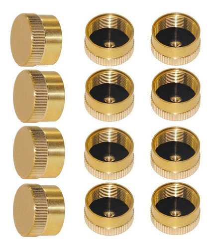 Tapa De Tanque De Propano De Latón Macizo De 1 Libra Para Co