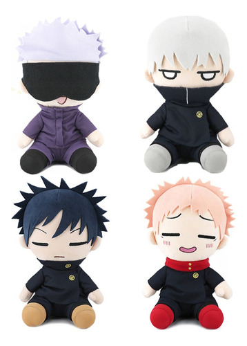 4pcs/set Jujutsu Kaisen Muñeca Peluche Juguete Regalo 23cm