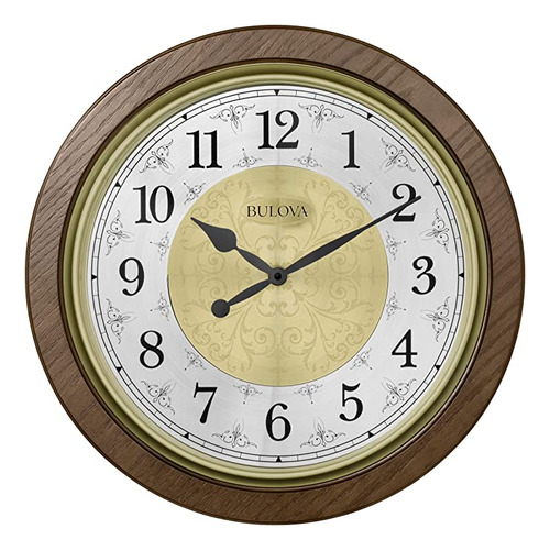 Bulova C Manchester Chiming - Reloj De Pared, Color Nogal