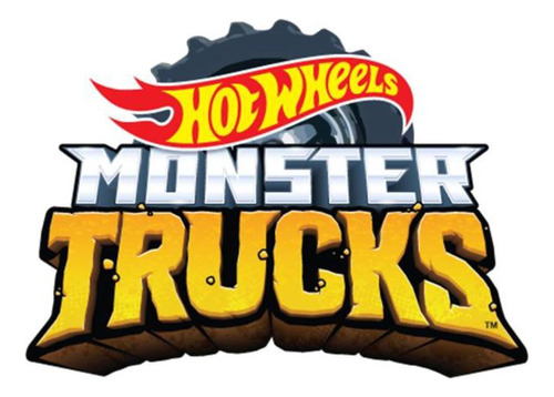 Carrito Hot Wheels Monster Trucks 1:64 para Mattel Fyj44, color Godzilla