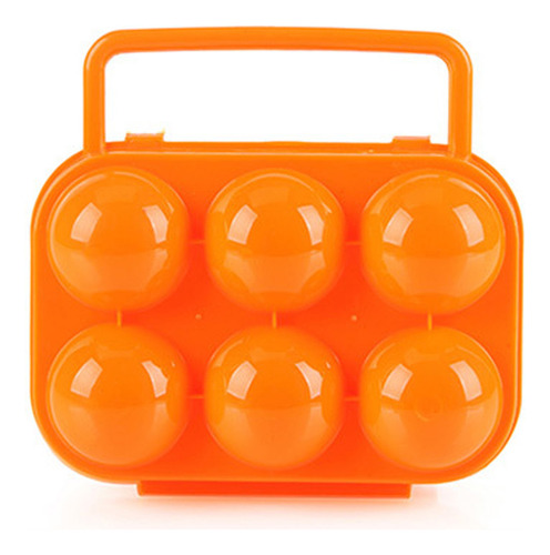 Contenedor De Plástico Portátil Para 6 Huevos, Caja De Almac