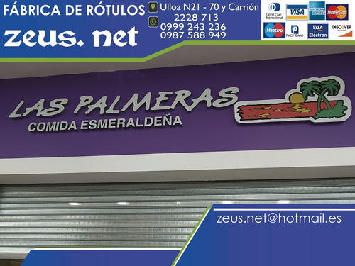 Imagen 9 de 10 de Rotulos 3d,señaletica,gigantografias,vinil,sticker,volantes