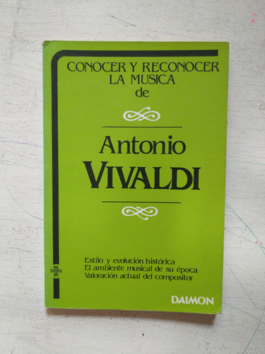 Conocer Y Reconocer La Musica De Vivaldi: Roger Alier