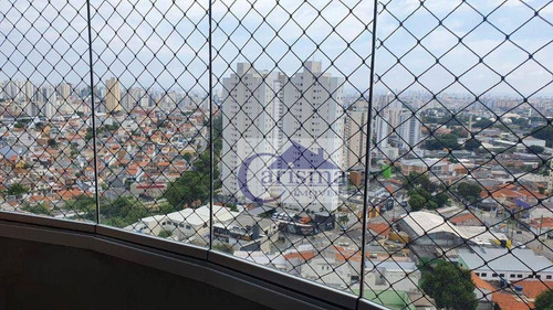 Imagem 3 de 28 de Apartamento Com 3 Dormitórios, Sendo 1 Suíte, Para Alugar, 120 M² Por R$ 6.000/mês - Campestre - Santo André/sp - Ap3931