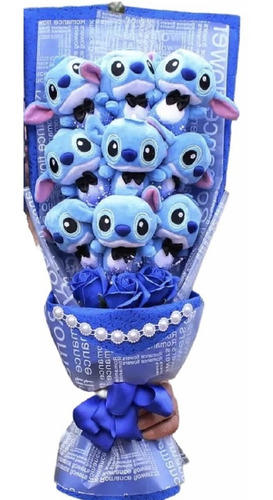 Buquê Decorativo Stitch Pelúcia Disney