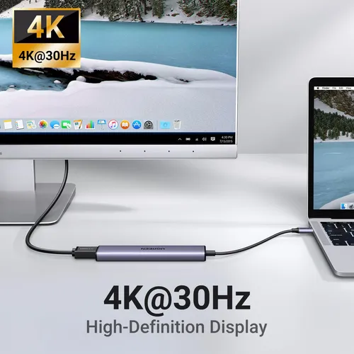 Revodok Hub Usb C 5 En 1 Con Hdmi 4k Ugreen