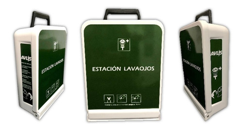 Imagen 2 de 7 de Gabinete Estación Lavaojos 2 Botellas (sin Solución)