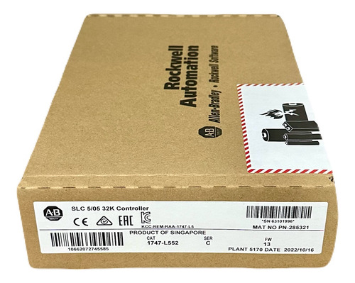 1747-l552 Allen-bradley Rockwell Clp Cpu Slc500 Slc 5/05