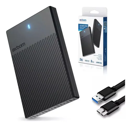 comprar Hd Externo 320gb Portátil Usb 3.0 Para Notebook Pc Ps4 Xbox One Nintendo Ideal Para Jogos E Arquivos Preto