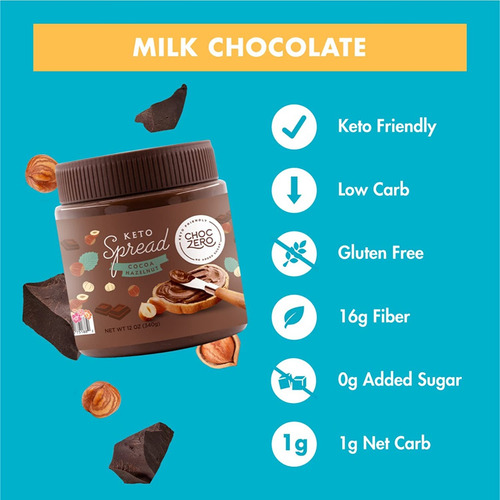 Choczero Chocolate Hazelnut Spread 12 Oz