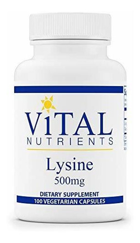 Los Nutrientes Vitales - Lisina 500 Mg - Apoya La Función In