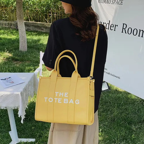 Bolso De Mano Grande, Elegante, Versátil Y Simple Para Mujer