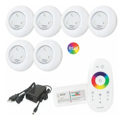 Set Led Module 9w Kit Led Pool - 6 Leds 9w Hipool + Touch Module + Fonte | MercadoLibre