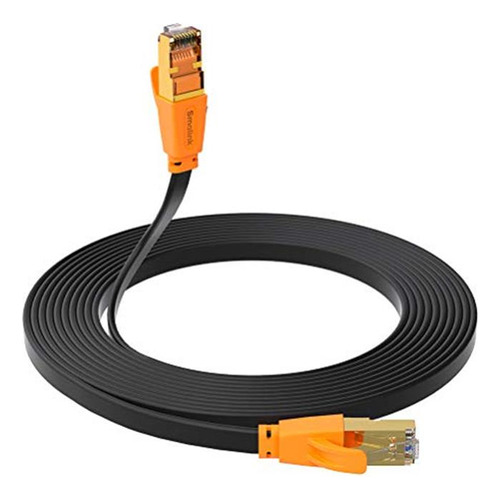 Ethernet Cable High Speed, Bulk Patch Cable, Cat 8 70ft Flat