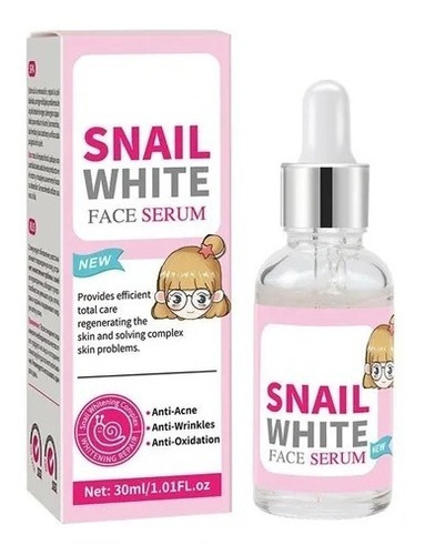 Serum Facial Snail White Hidrata Blanqueador Antiedad 30 Ml