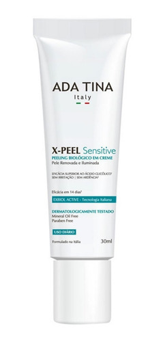 Ada Tina X-peel Sensitive Creme Para Rugas E Anti-idade 30ml