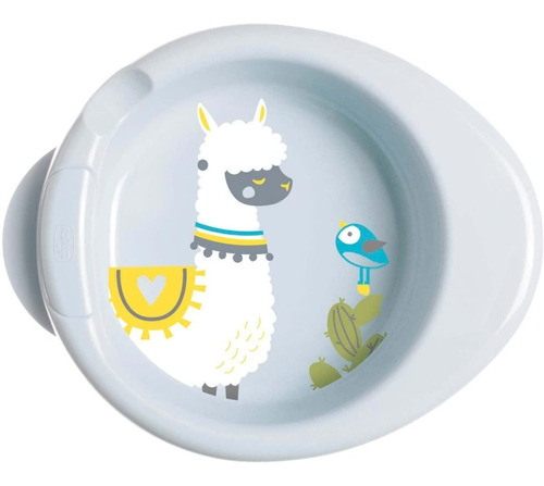 Plato Térmico Chicco  Warmy Plate Para Bebes 6m+ Color Verd